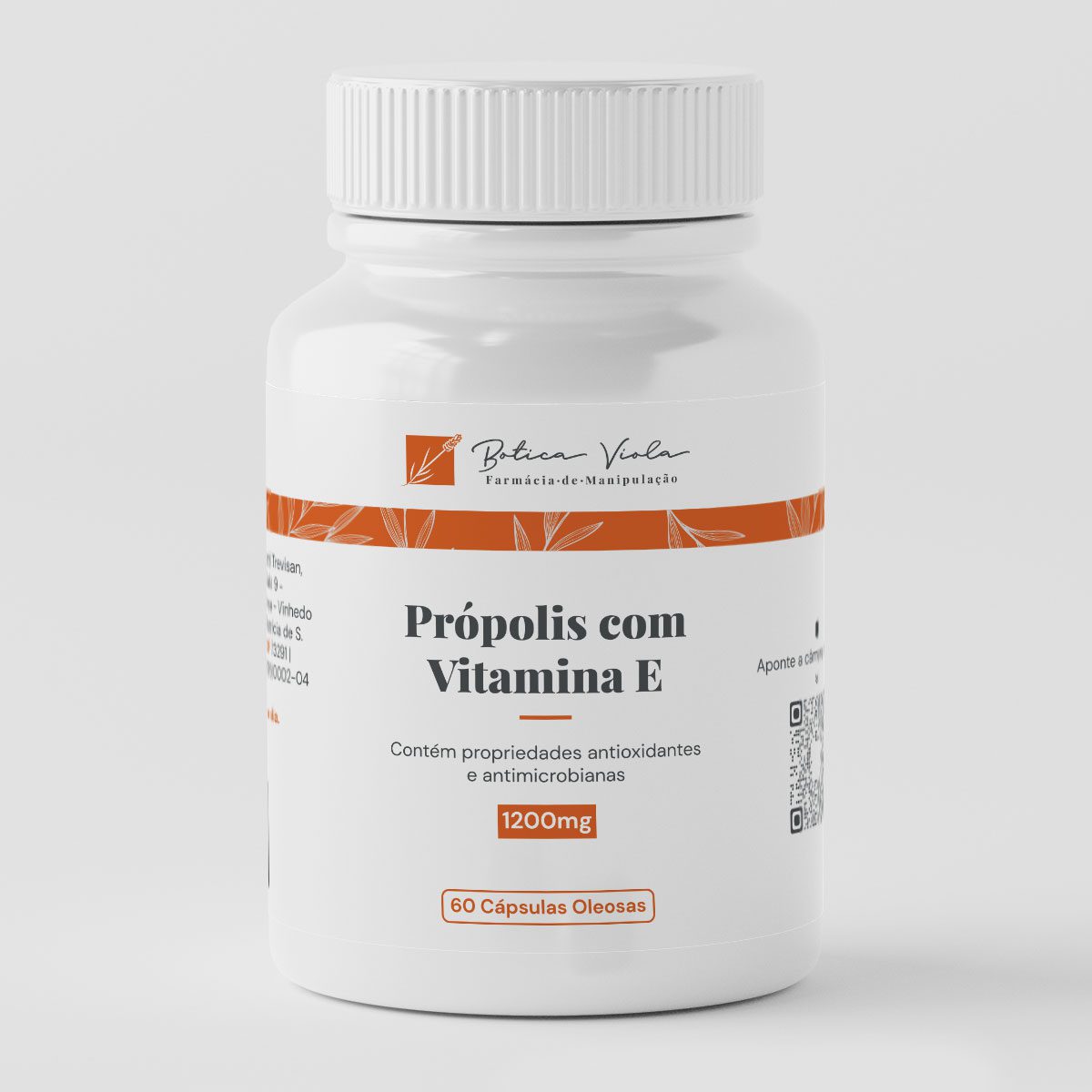 Própolis com Vitamina E 1200mg - 60 cápsulas