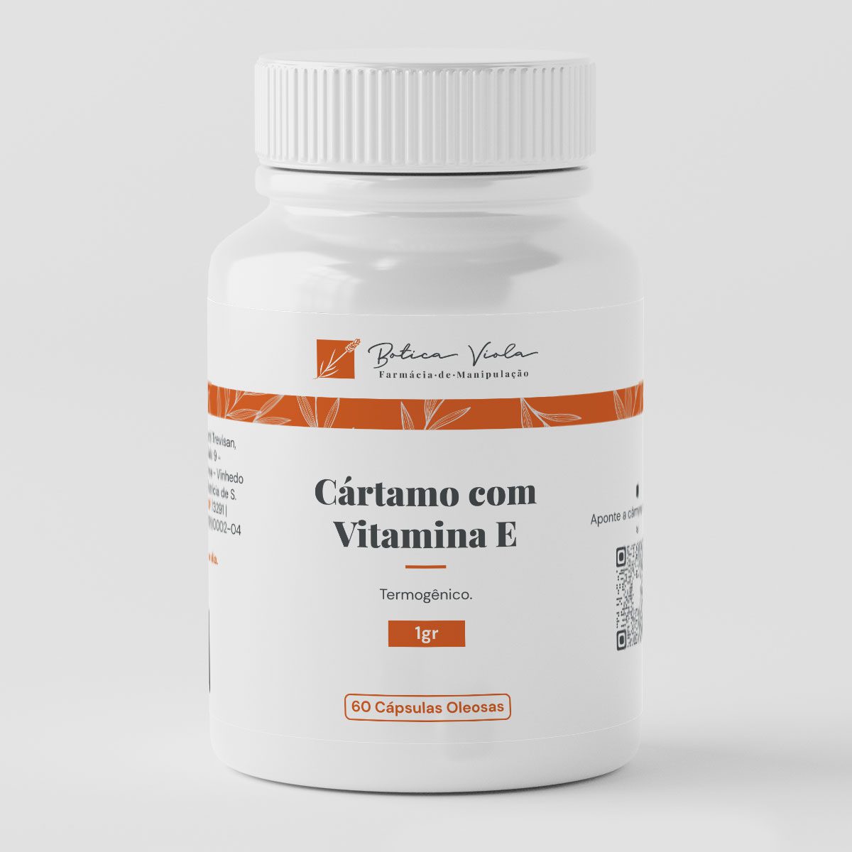 Cártamo com Vitamina E 1000 mg - 60 cápsulas