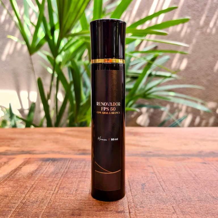 Renovador FPS 50 com Argila Branca - Linha Homem